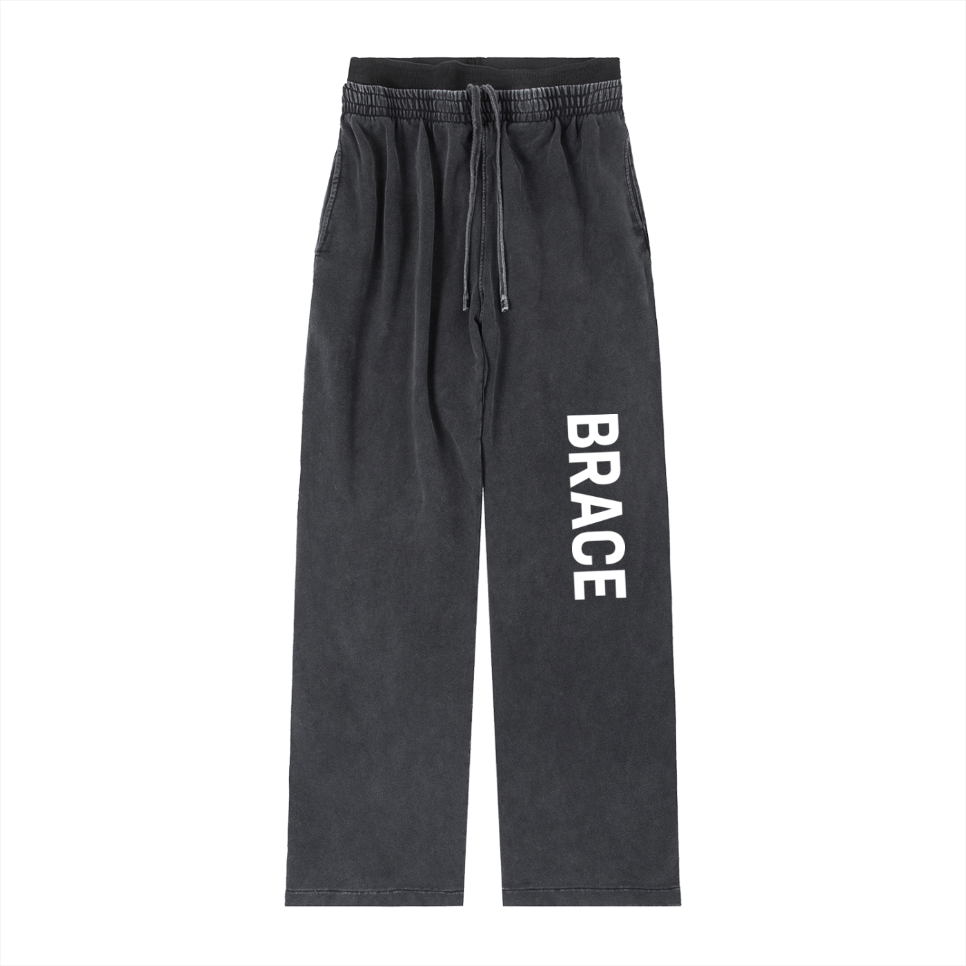 Vintage Washed Waist Pants - Premium Gym Sweatpants | BRACE
