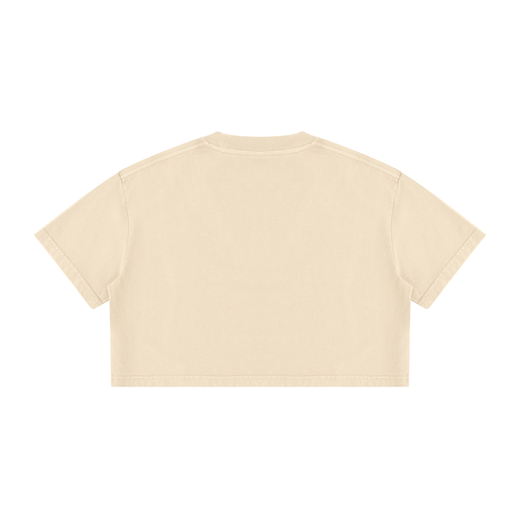 Elevate Your Wardrobe with Our Women's Cotton Crop T-Shirt
