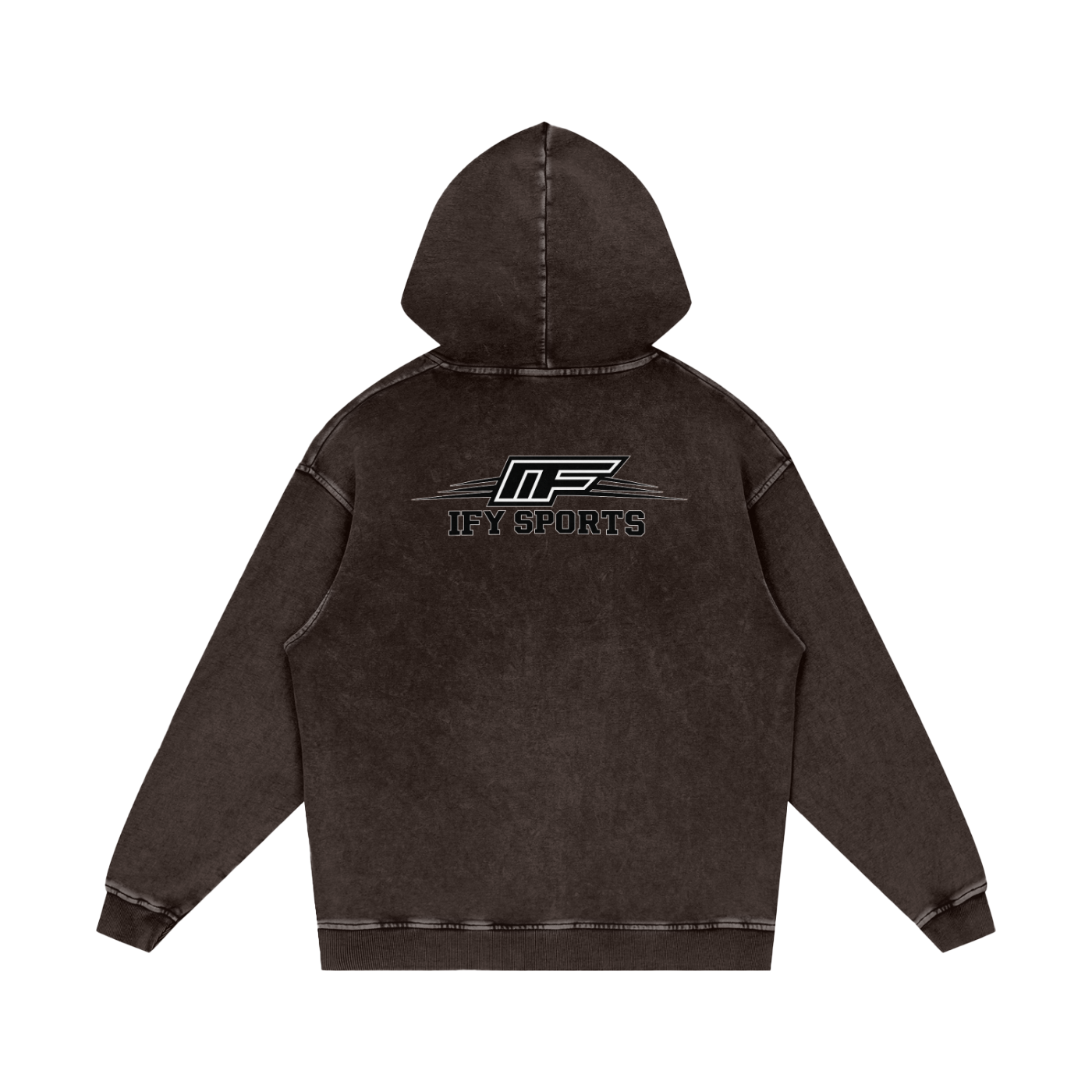 Snow Washed Loose Cotton Hoodie