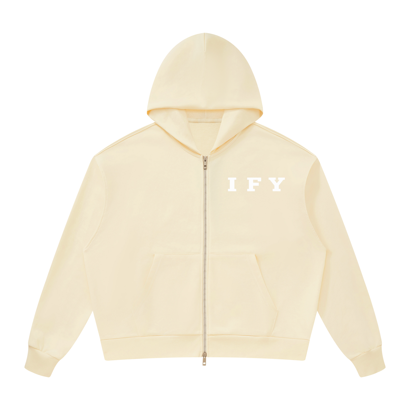 Unisex Drop Shoulder Full Zip Hoodie - Comfort Meets Style for Every Occasion