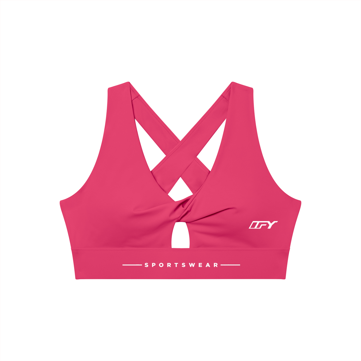Elevate Your Workout with Our Women's Twist Front Sports Bra