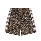 Unisex Heavyweight Leopard Drawstring Shorts