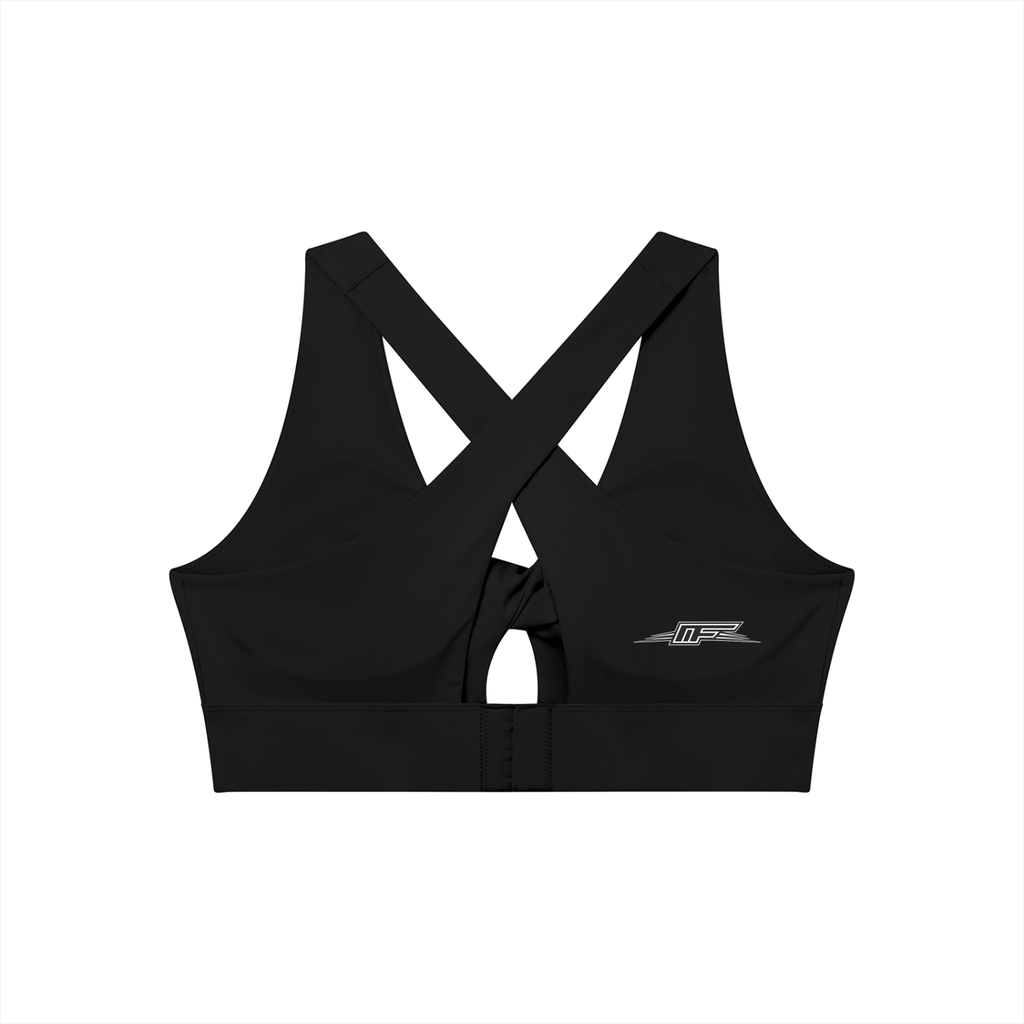 Elevate Your Workout with Our Women's Twist Front Sports Bra