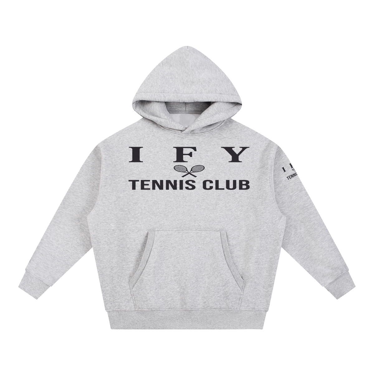 Oversized Boxy-Fit Fleece Hoodie