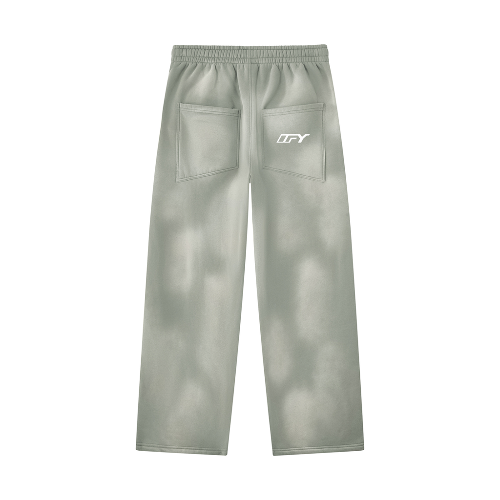 Unisex Wide Leg Fleece Sweatpants for Comfort and Style