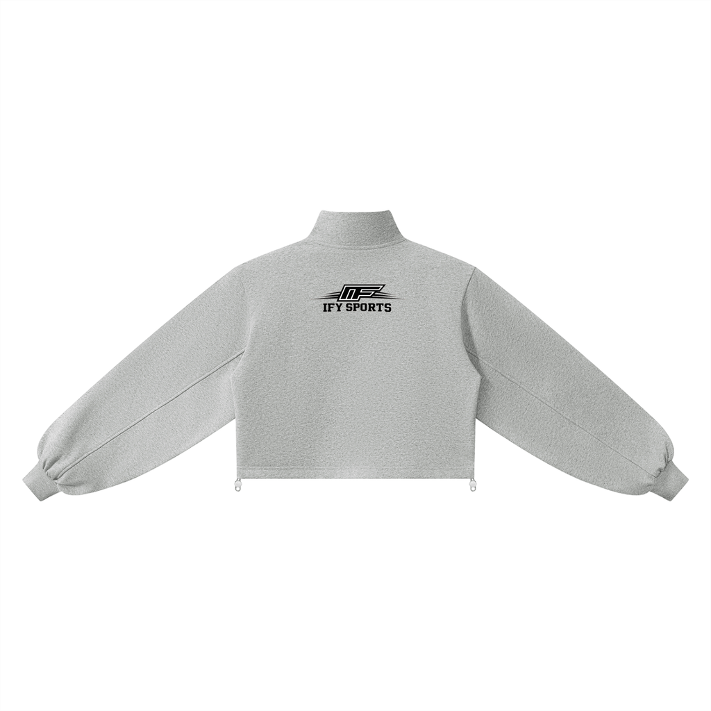 Elevate Your Style with Our Women's Quarter-Zip Sweatshirt