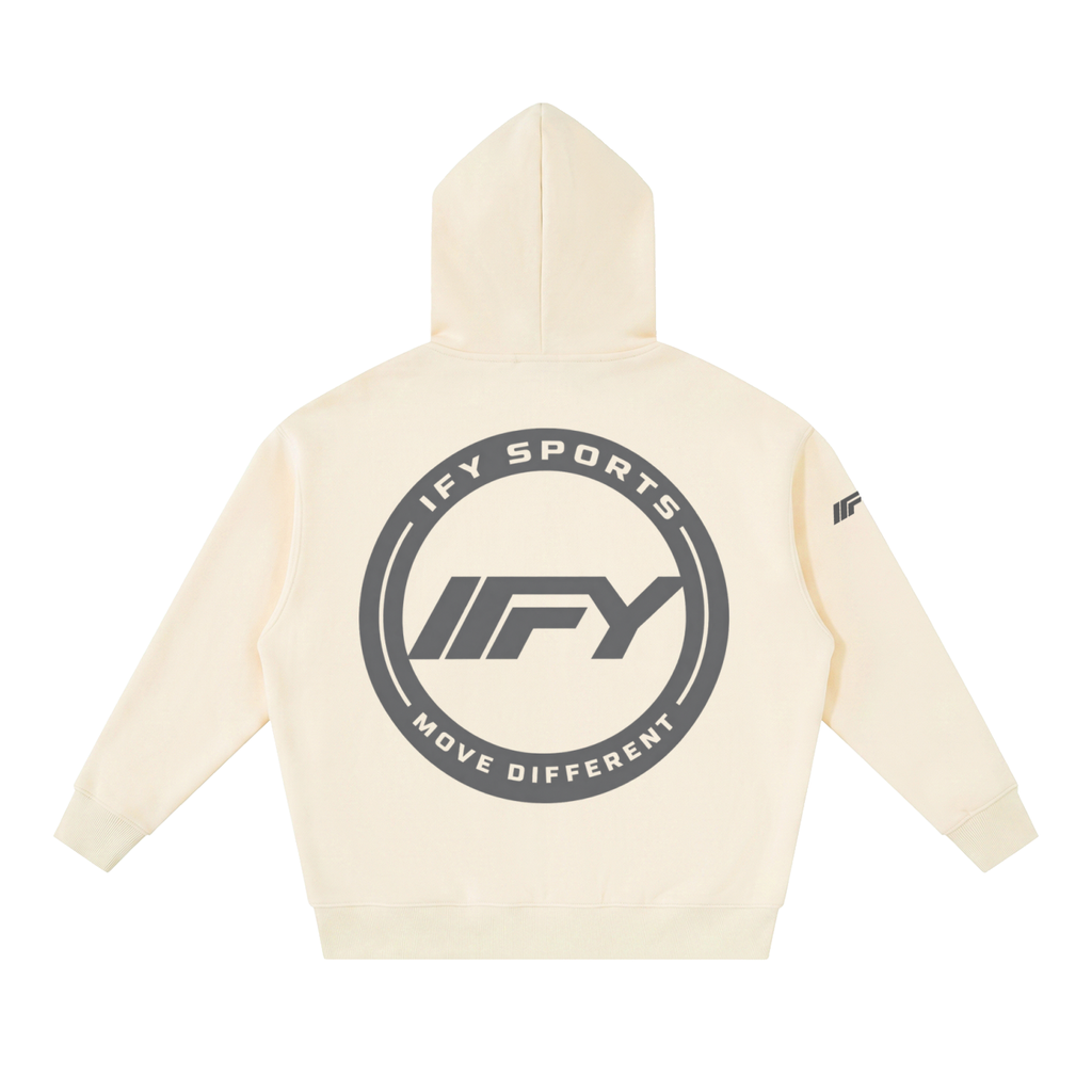Essential Oversized Fleece Zip Hoodie