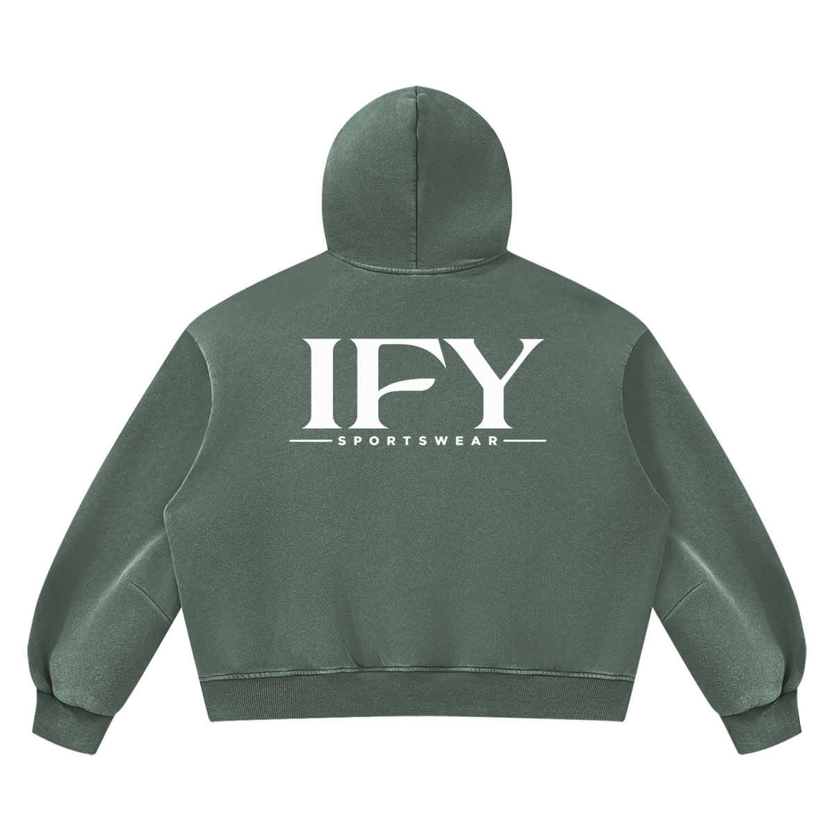 Unisex Vintage Wash Boxy Fleece Hoodie