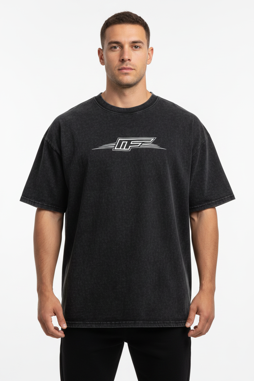 Unwind in Style with Our Snow Washed Oversized T-Shirt
