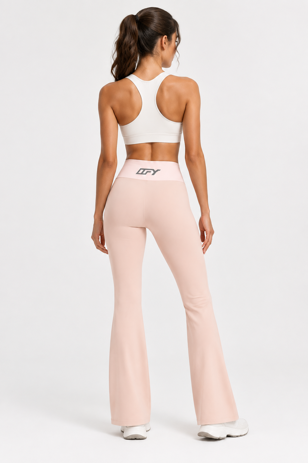 Colour Block Yoga Flare Leggings