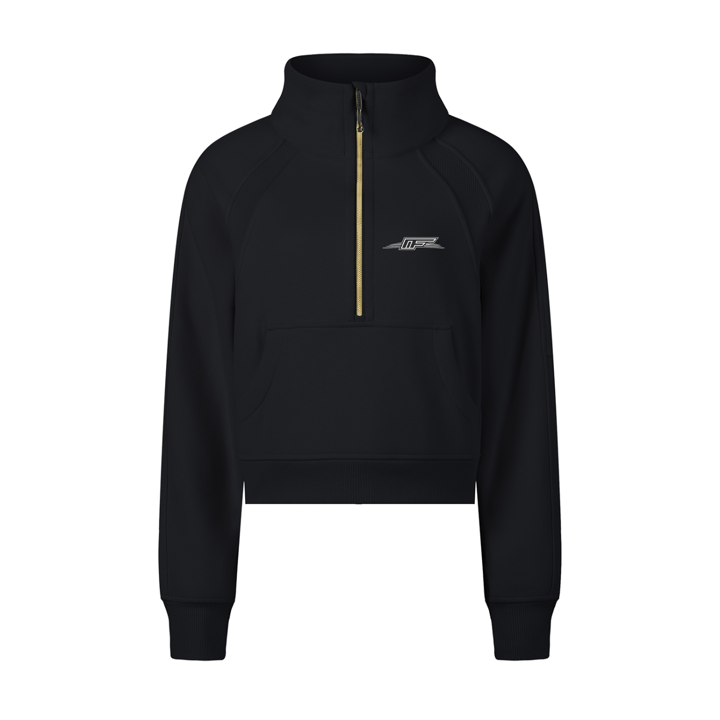 Cropped Half-Zip Sweatshirt – Your Go-To for Comfort and Style