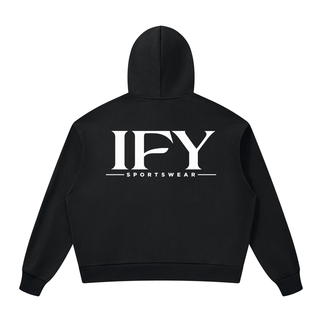 Unisex Drop Shoulder Full Zip Hoodie - Comfort Meets Style for Every Occasion
