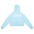 Cropped Zip-Through Hoodie