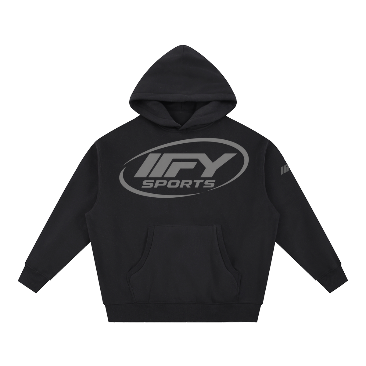 Oversized Boxy-Fit Fleece Hoodie