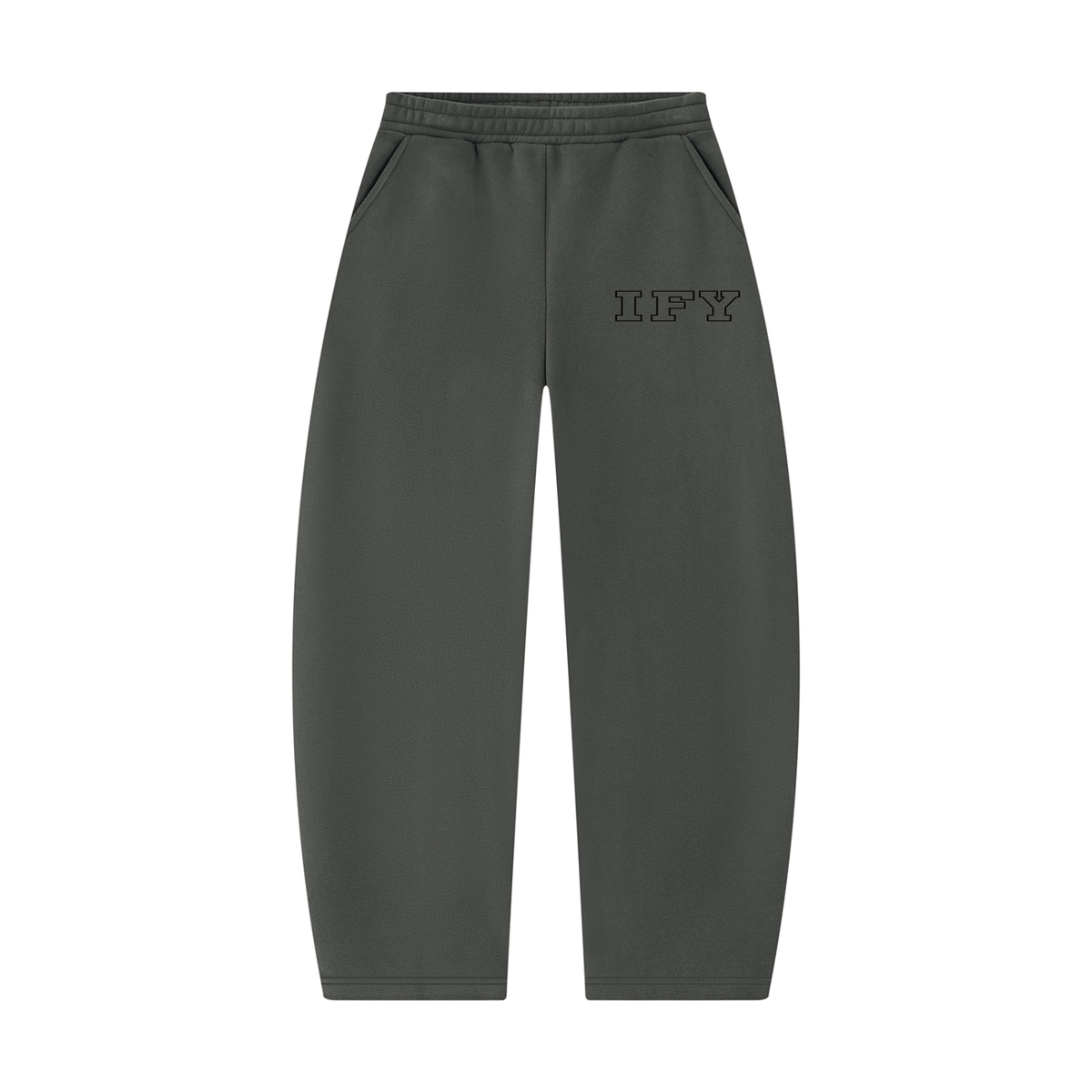 Unisex Barrel-Leg Sweatpants