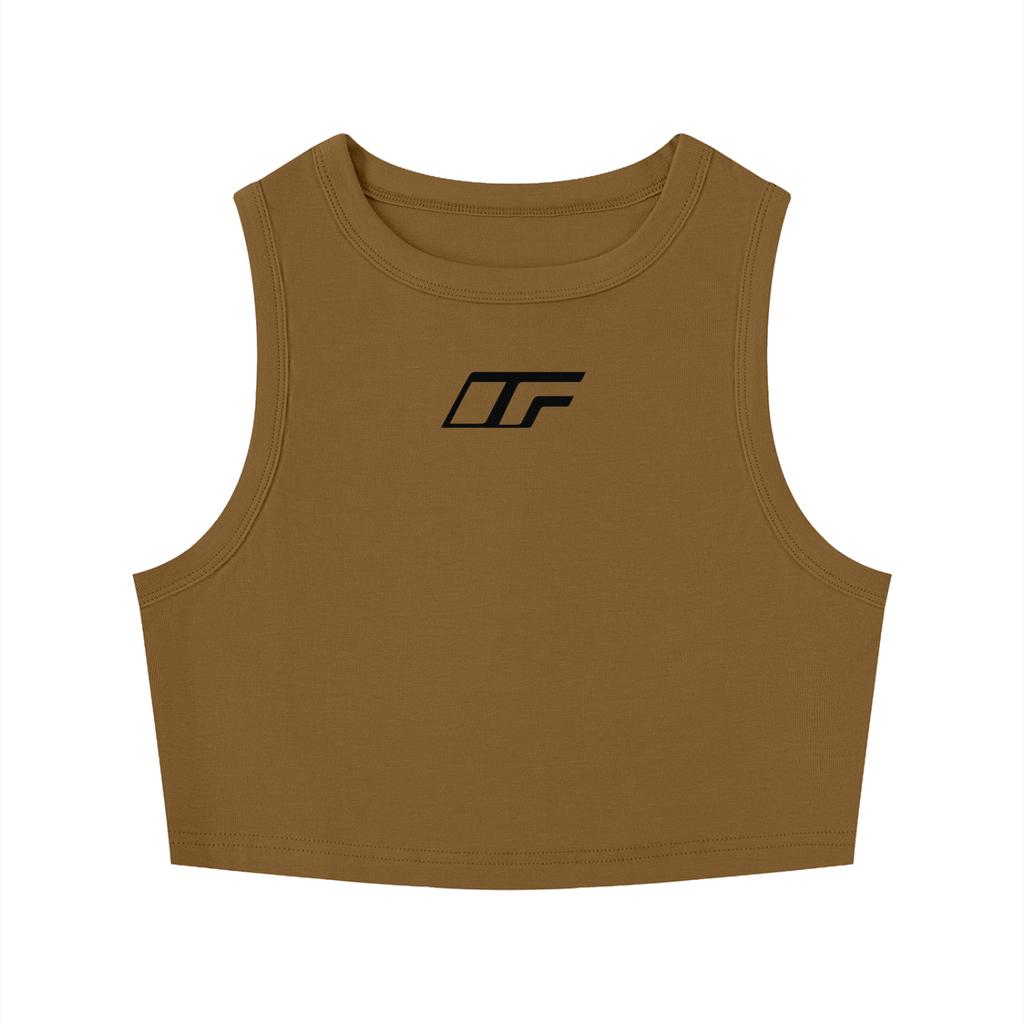 Women's Tight Crewneck Crop Tank Top