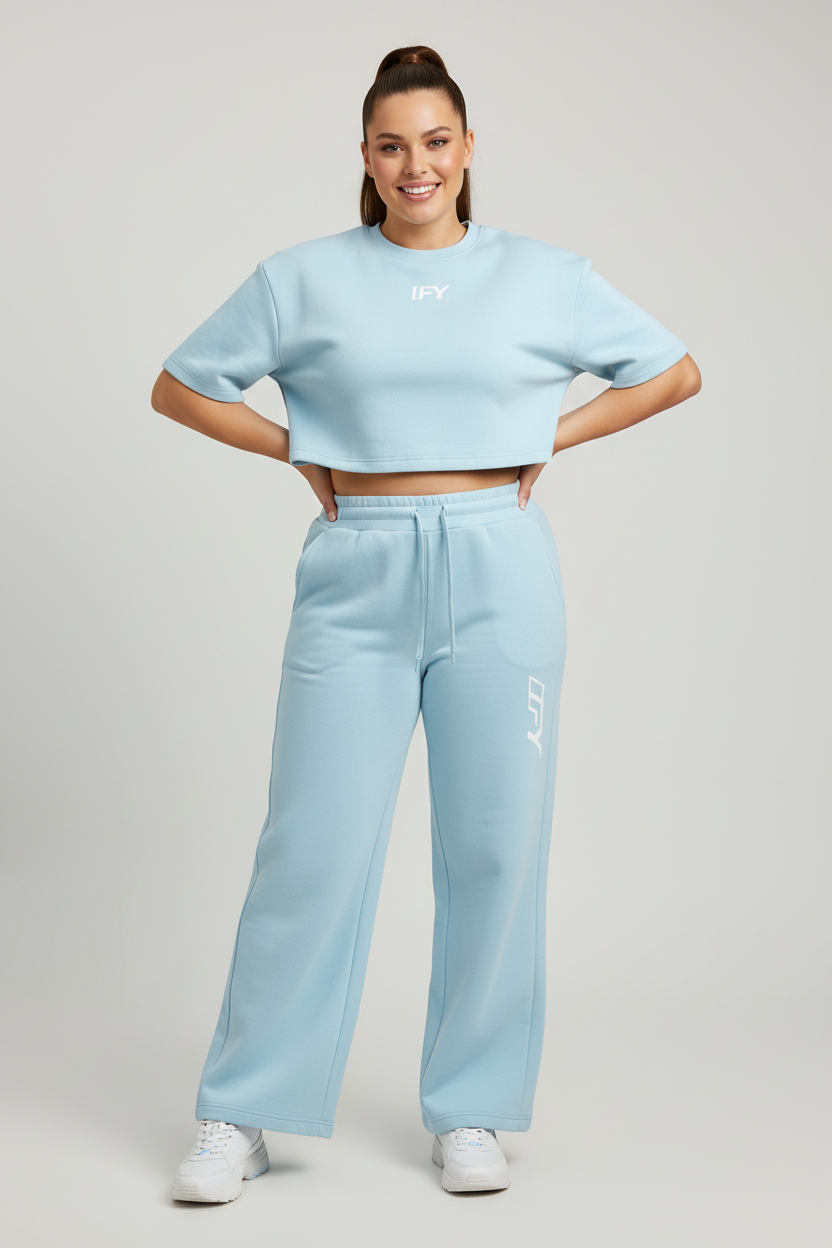 Women's Wide Leg Fleece Sweatpants