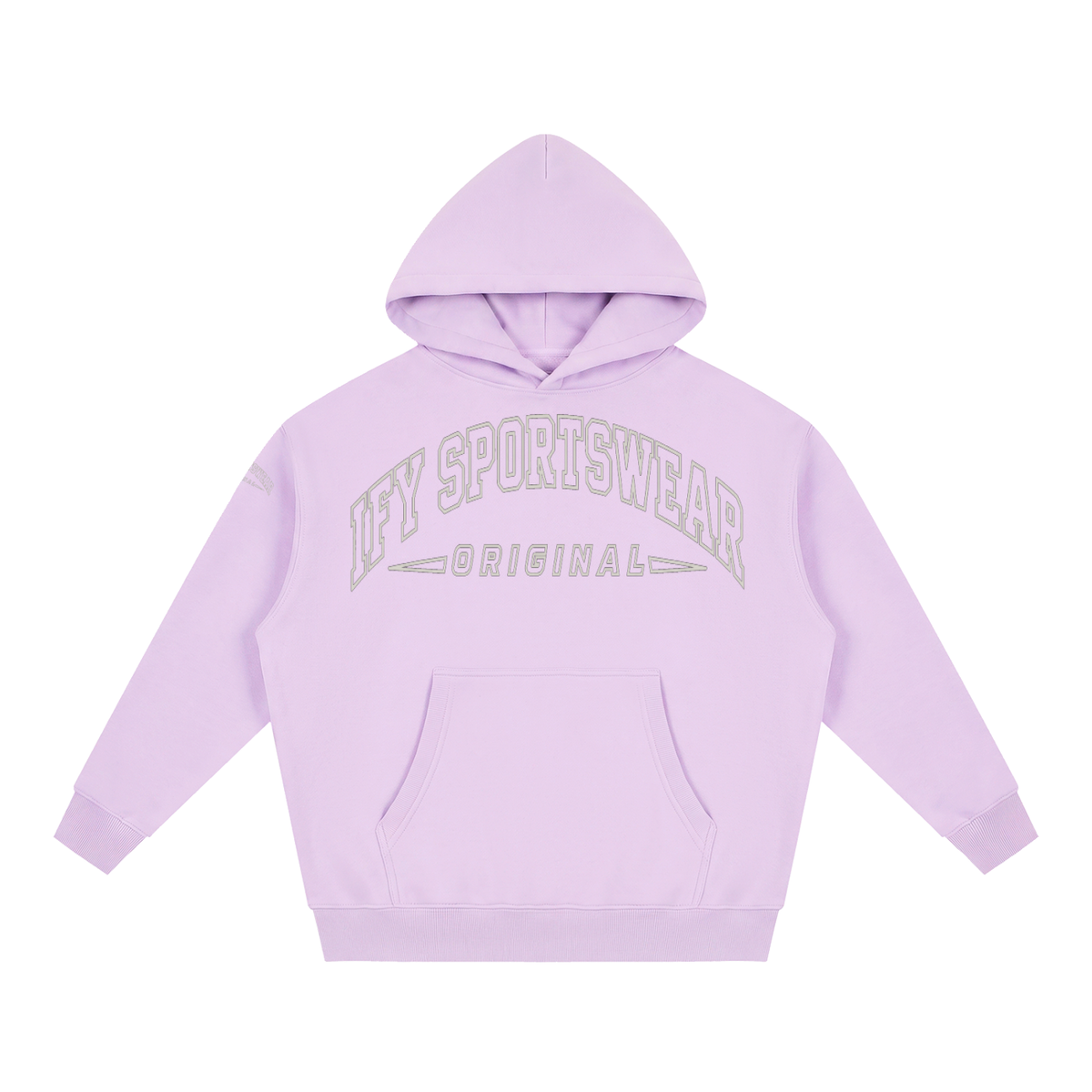 Oversized Boxy-Fit Fleece Hoodie