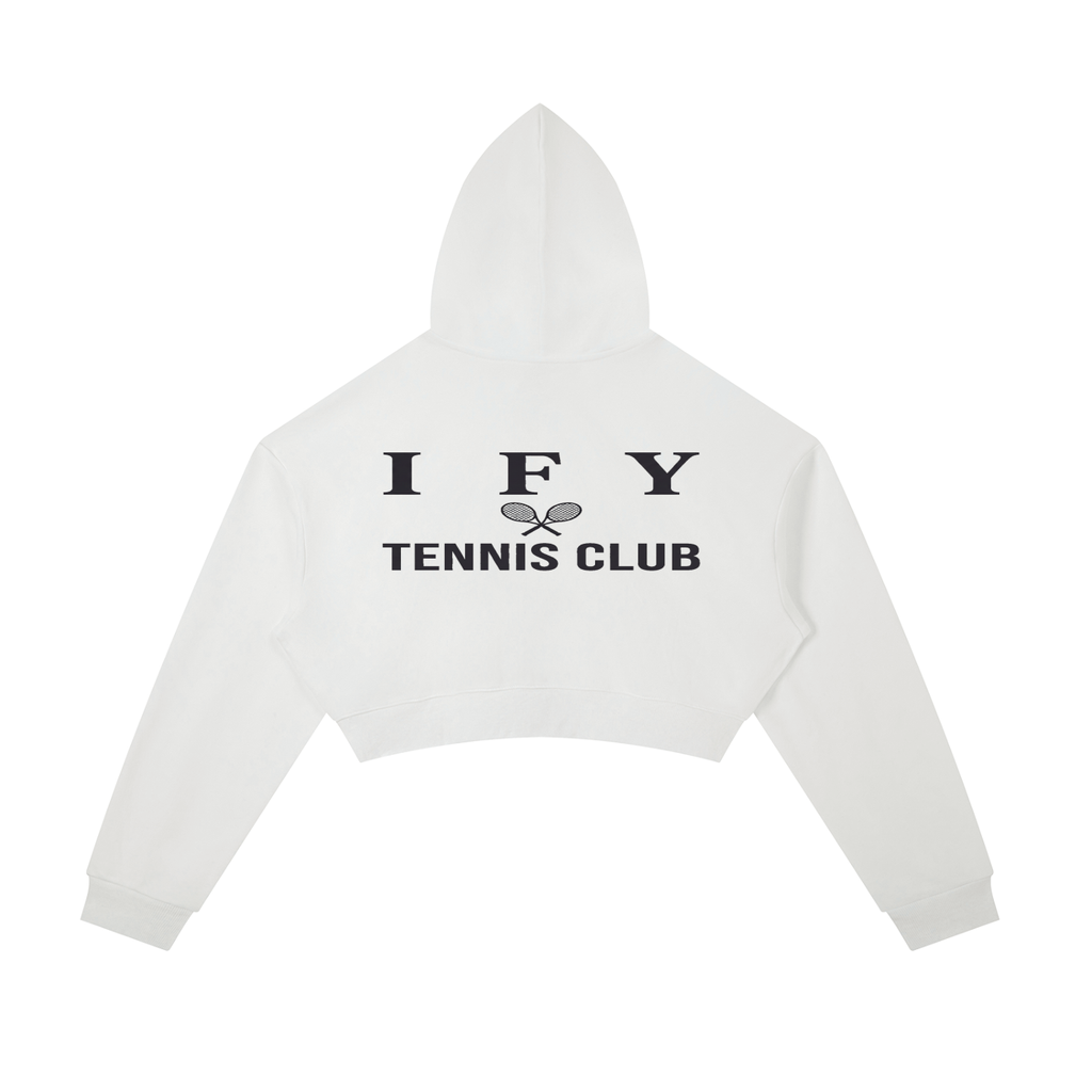 Cropped Zip-Up Hoodie