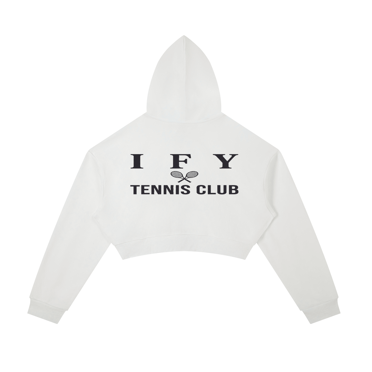 Cropped Zip-Up Hoodie
