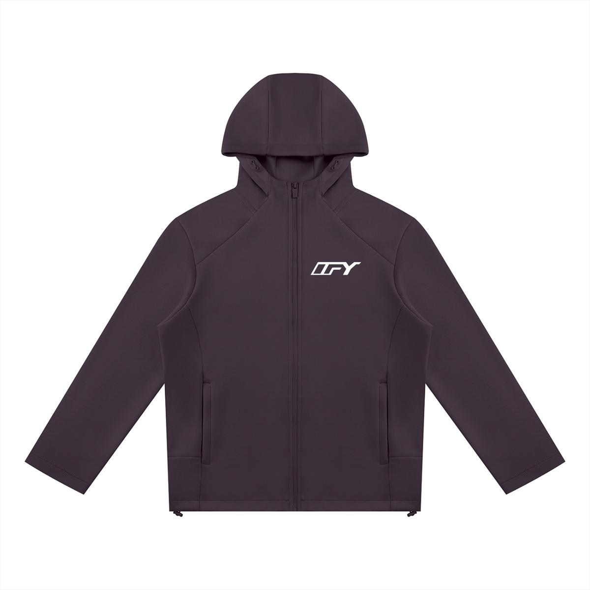 Unisex Paneled Full Zip Hoodie
