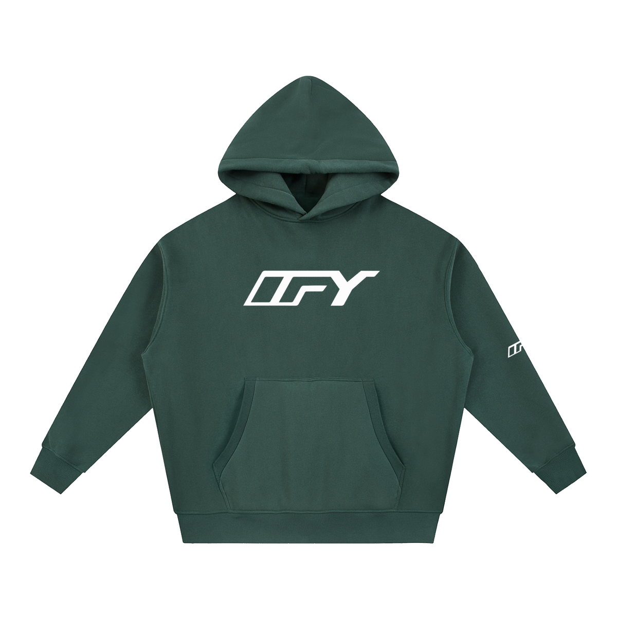 Essential Oversized Boxy Fit Fleece Hoodie