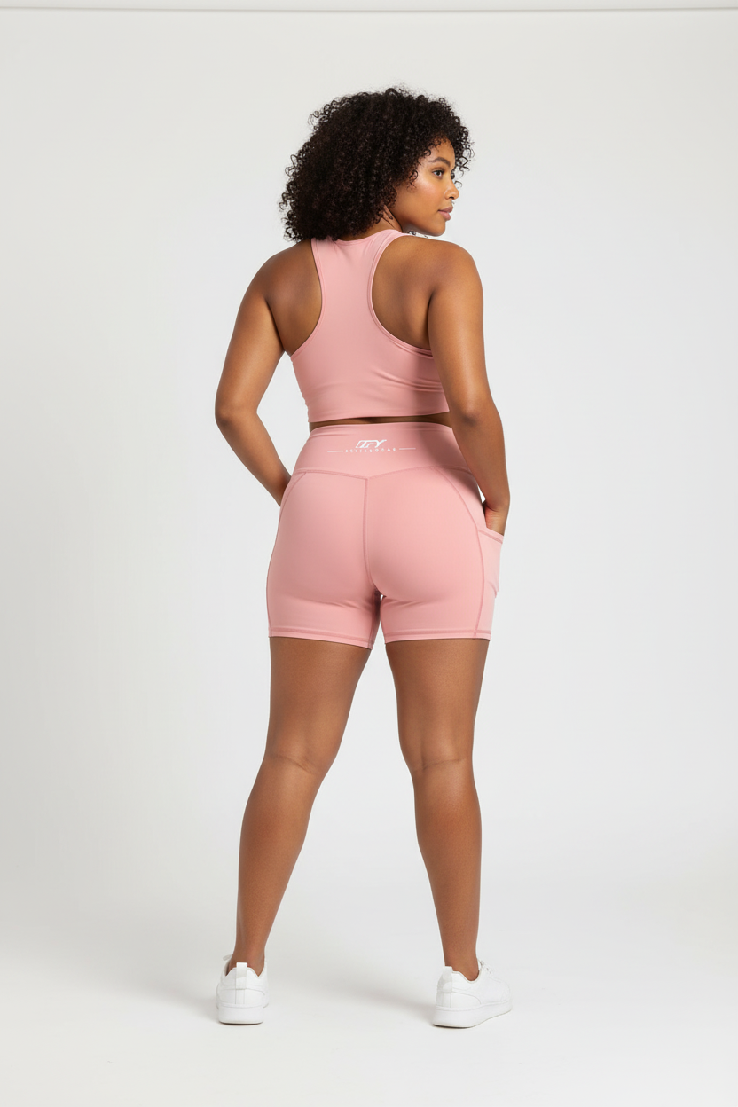Women’s High Rise Pocket Yoga Shorts