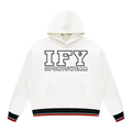 Unisex Oversized Color Block Fleece Hoodie