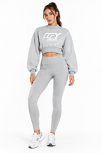 Women's Crop Mock Neck Sweatshirt