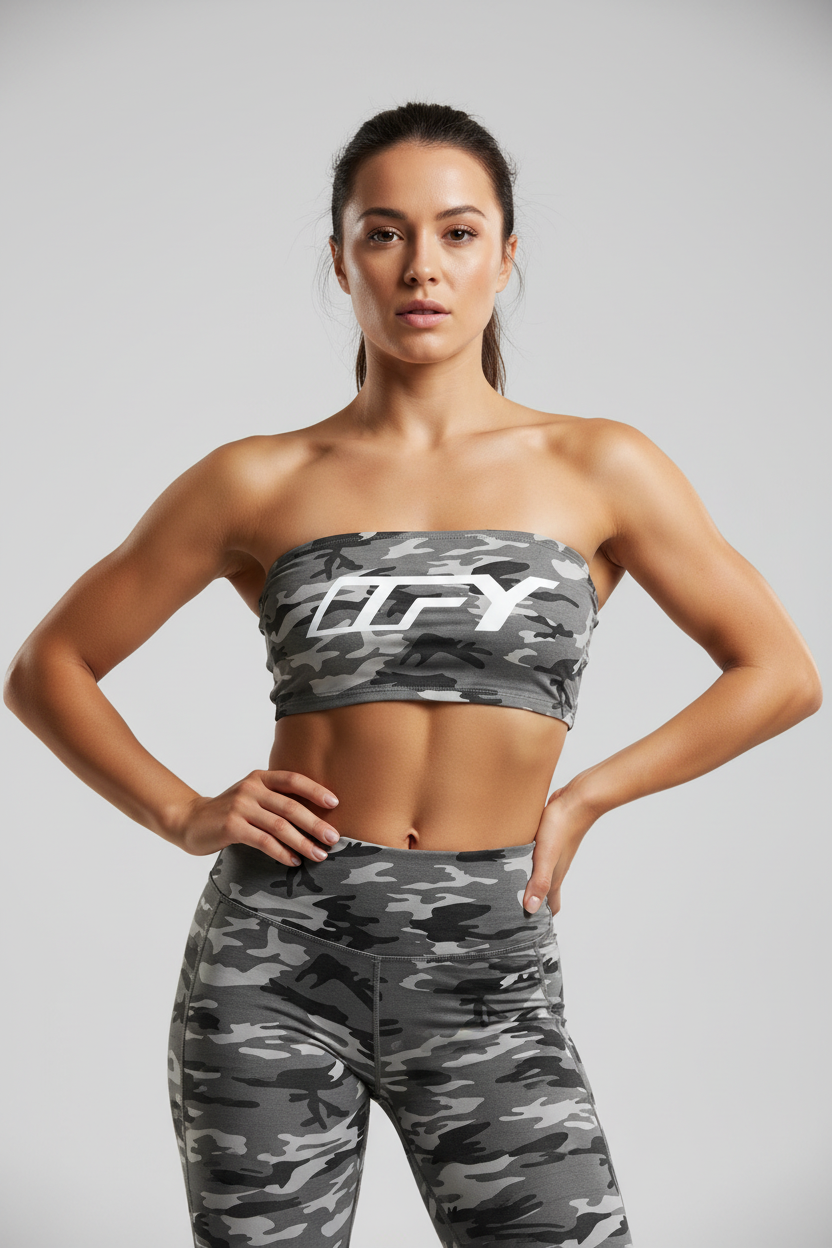 Women’s Camo Cropped Tube Top