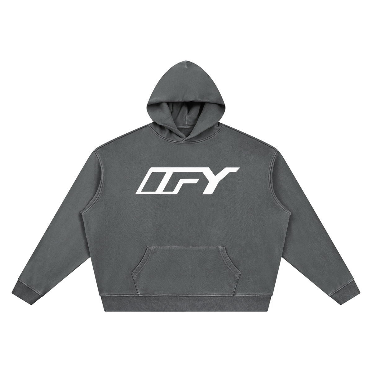 Unisex Vintage Wash Boxy Hoodie