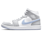 Air Jordan 1 Mid Wmns 'White Wolf Grey'