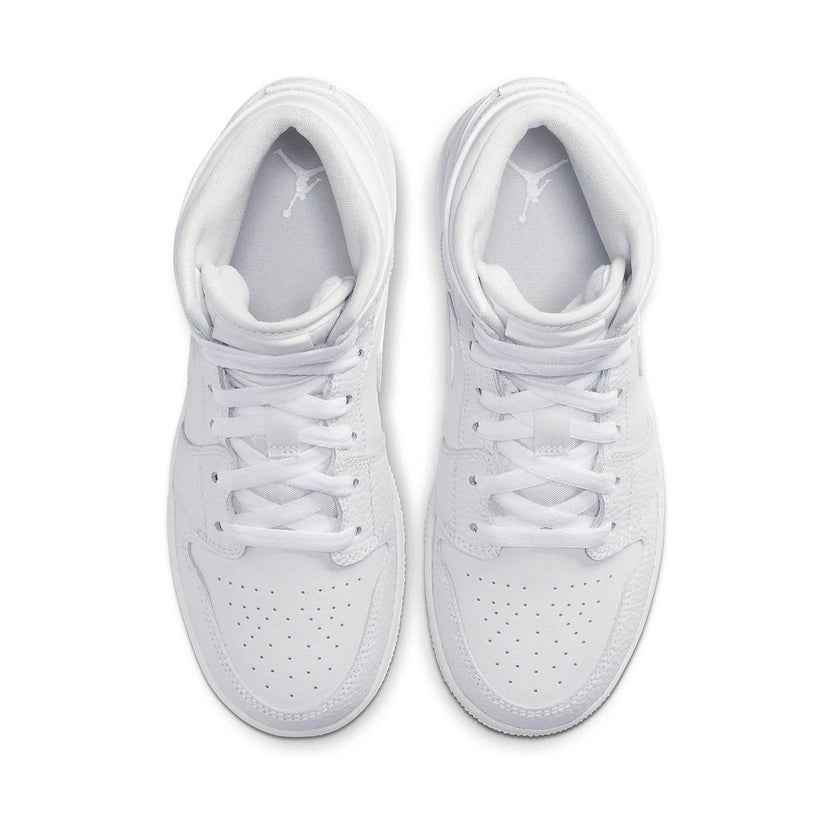 Jordan 1 Mid 'Triple White'