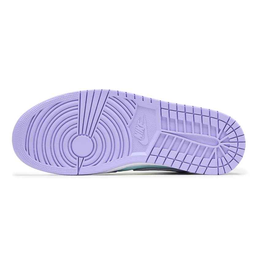 Jordan 1 Mid 'Purple Aqua'