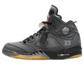 Jordan 5 Off-White 'Black'