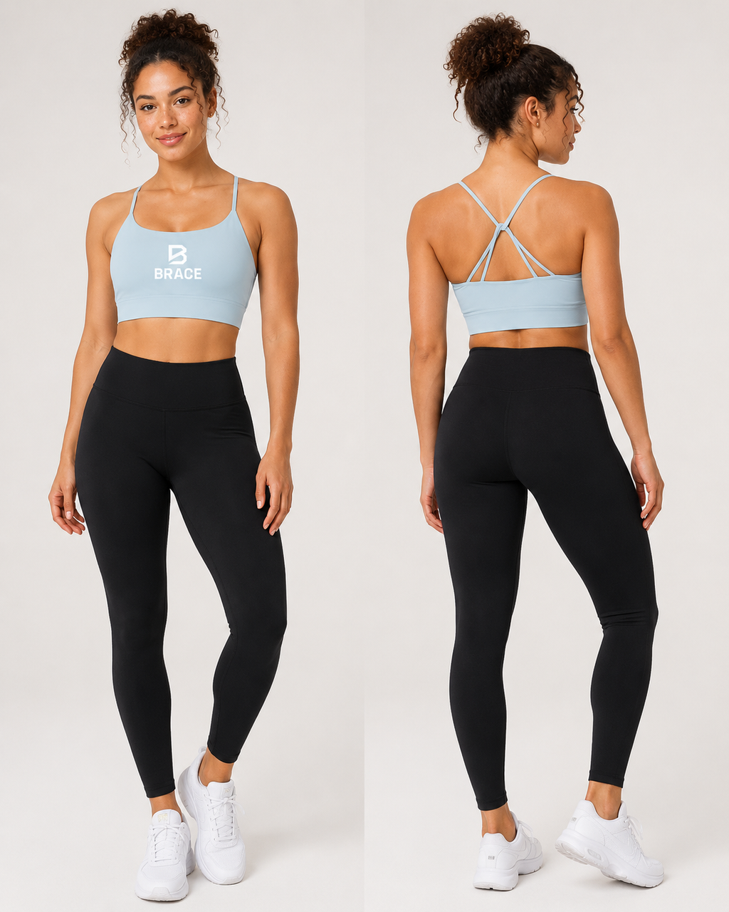 Strappy Criss Cross Yoga Sports Bra