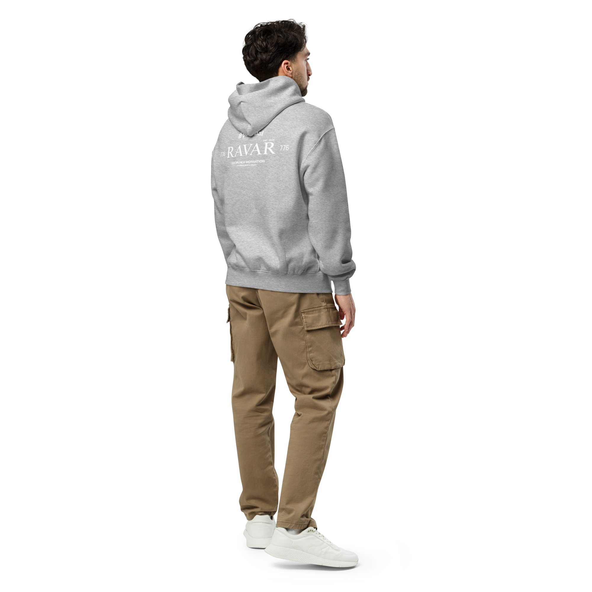 Ravar - Oversized Embroidered 776 Hoodie