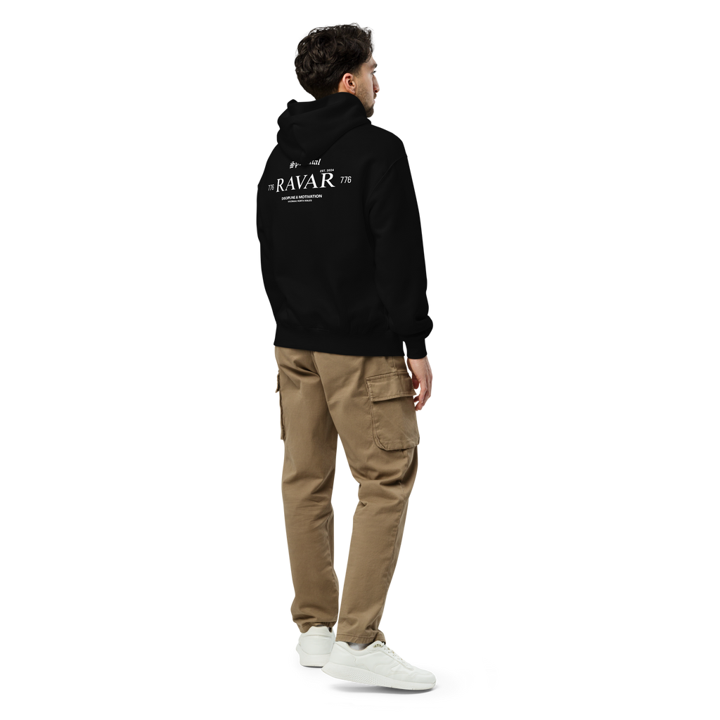 Ravar - Oversized Embroidered 776 Hoodie