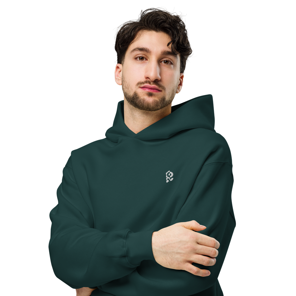 Ravar - Oversized Embroidered 776 Hoodie