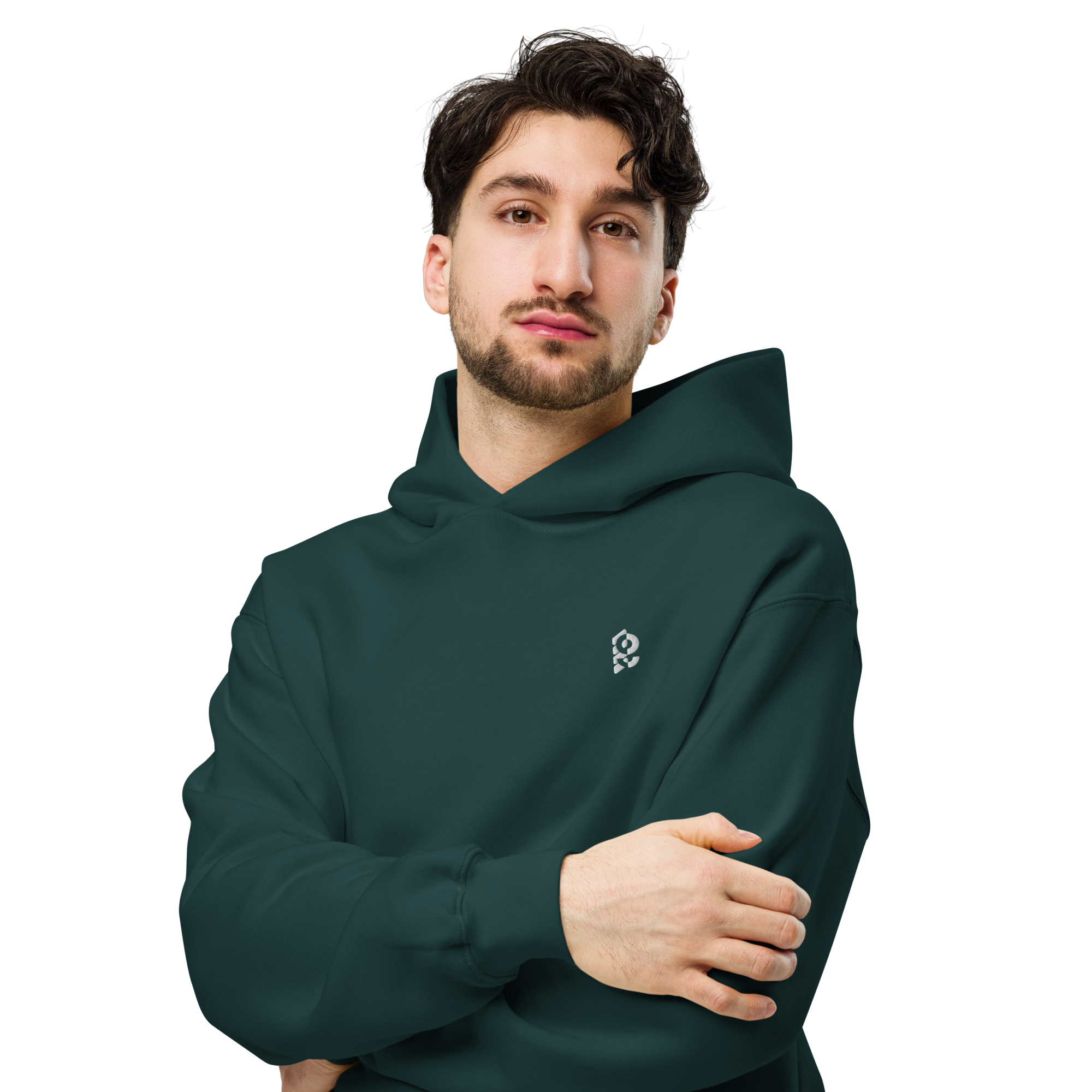Ravar - Oversized Embroidered 776 Hoodie
