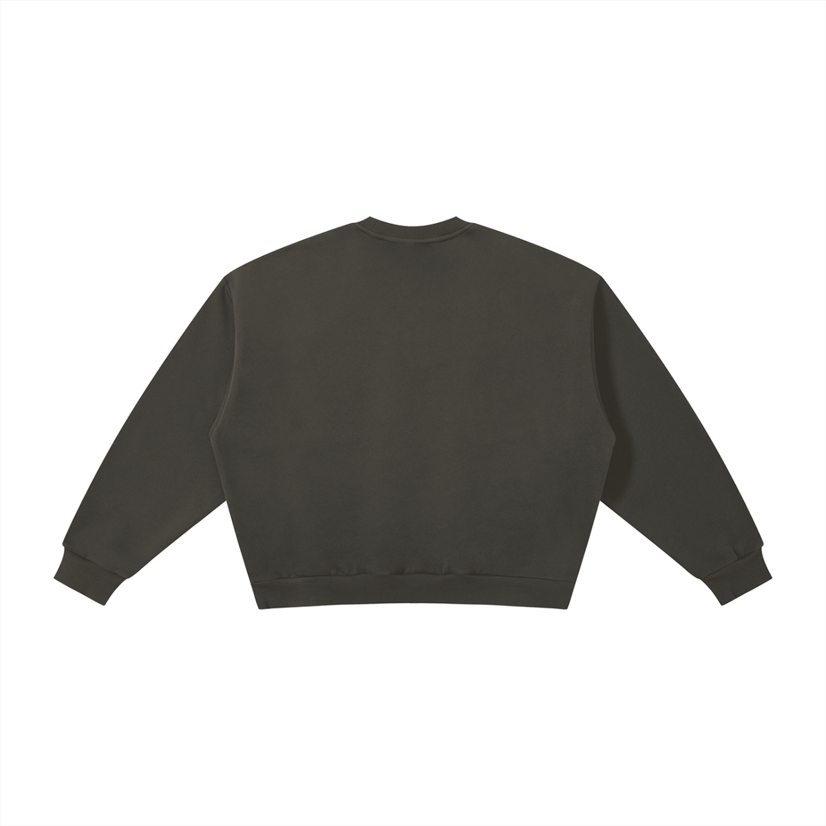 Boxy Fleece Crew-Neck Sweatshirt