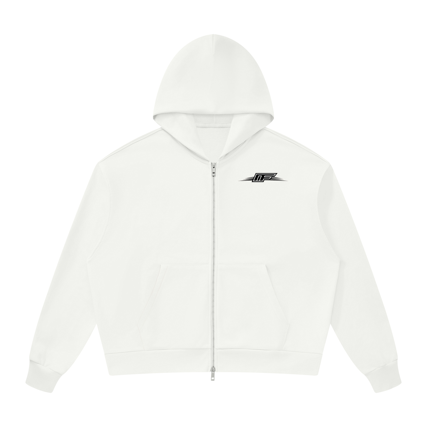 Unisex Drop Shoulder Full Zip Hoodie - Comfort Meets Style for Every Occasion