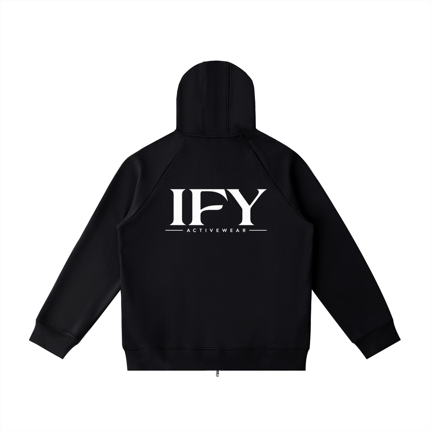 Heavyweight Raglan Sleeve Zip Hoodie