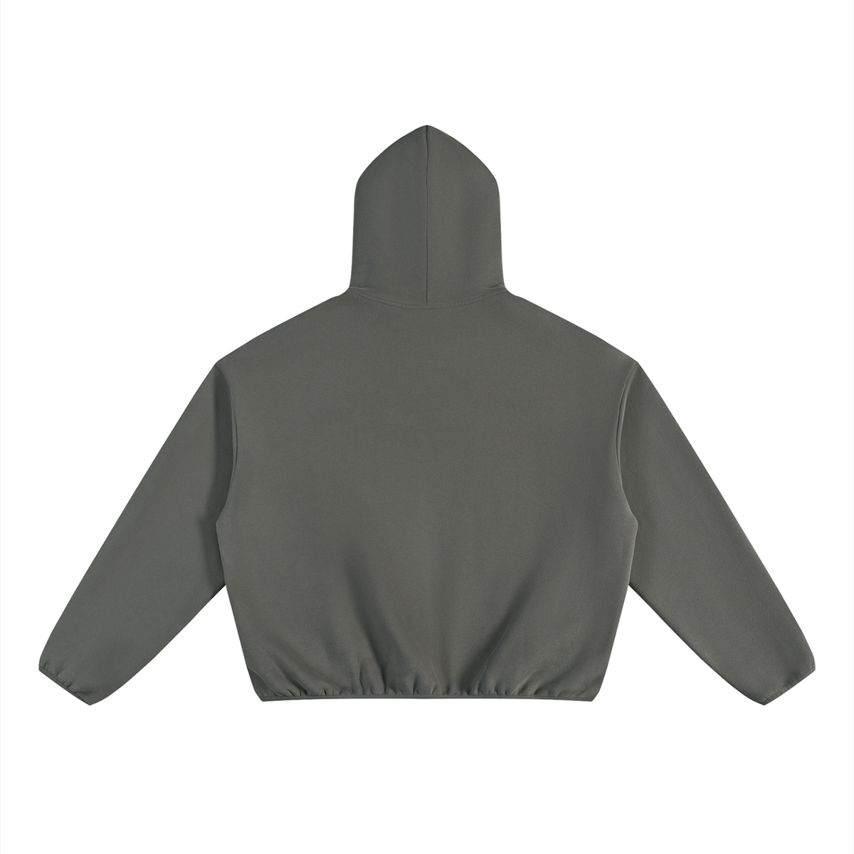 Boxy Piping Fleece Hoodie