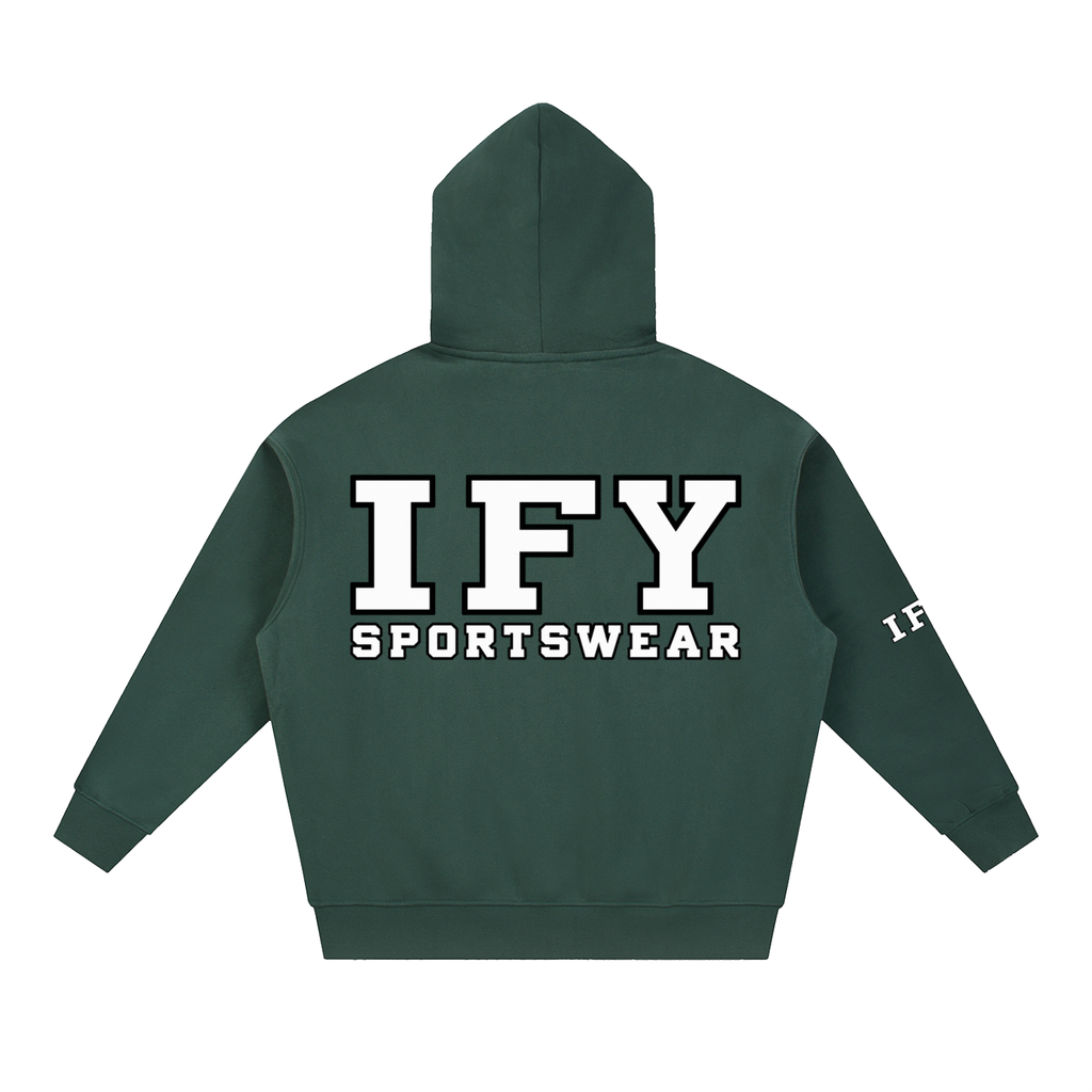 Essential Oversized Fleece Boxy Hoodie
