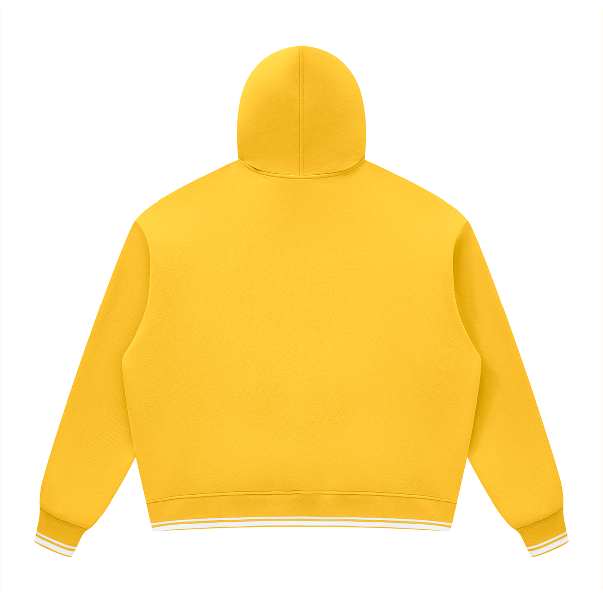 Unisex Oversized Color Block Fleece Hoodie