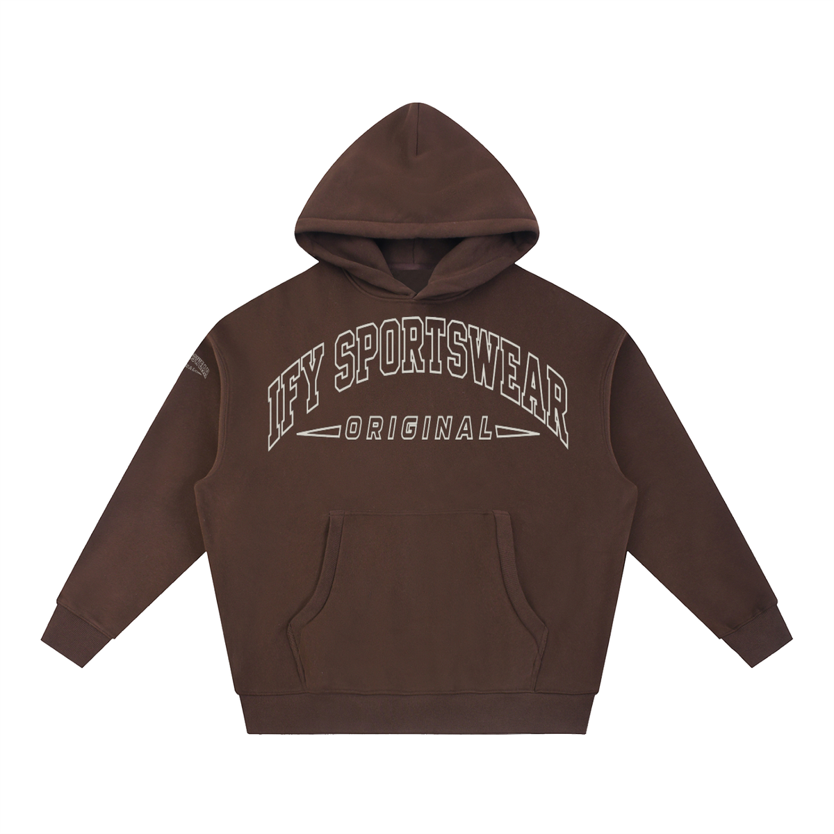 Oversized Boxy-Fit Fleece Hoodie