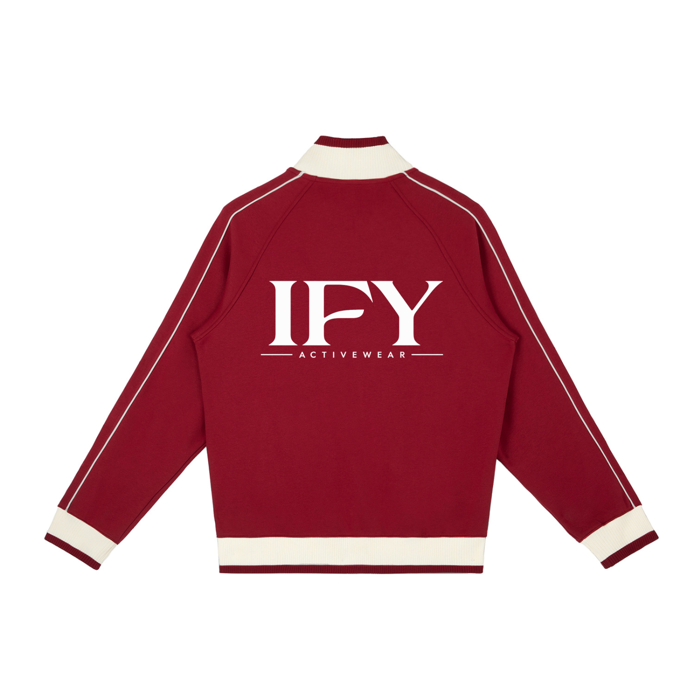 Color Block Raglan Sleeve Zip Track Jacket