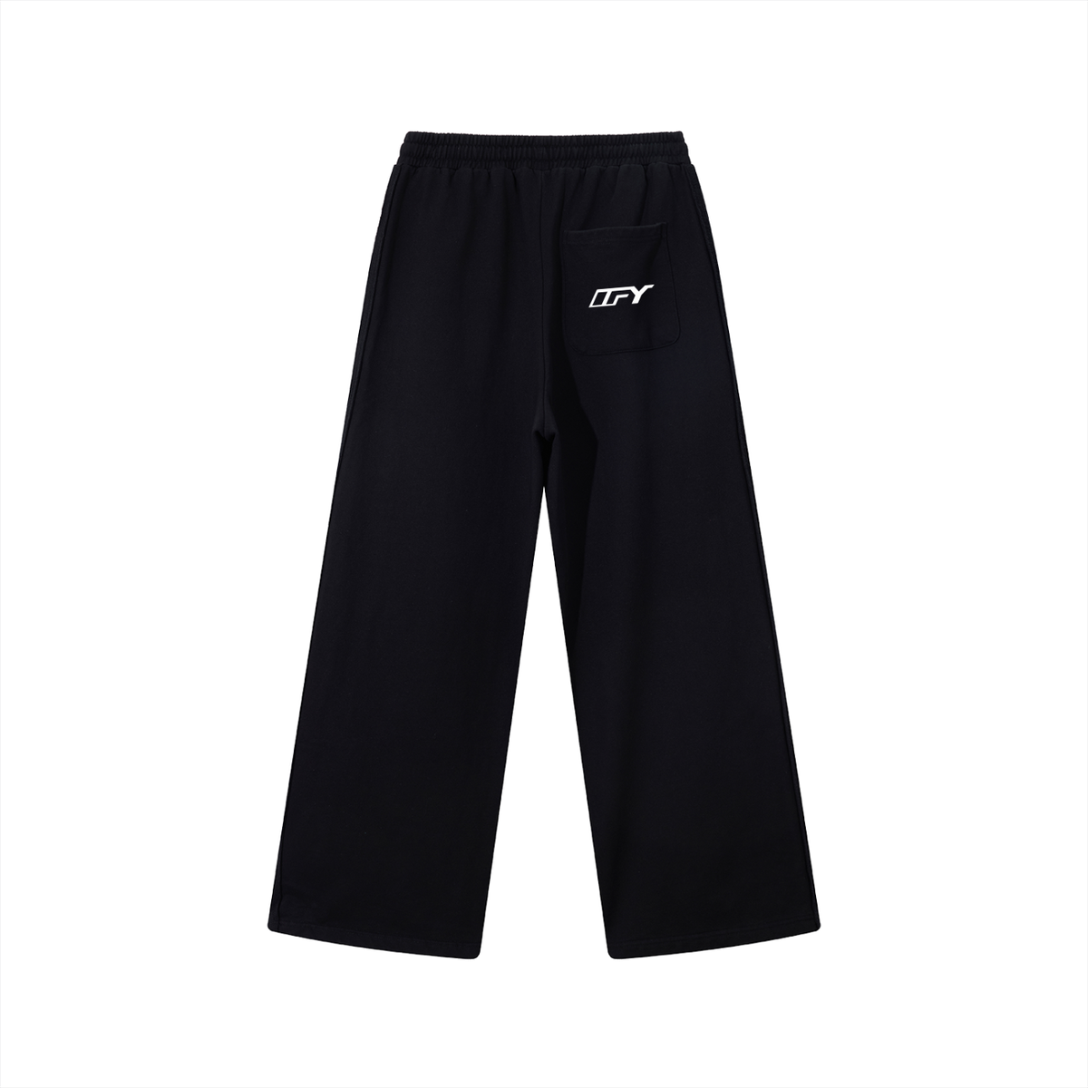 Contrast Tape Straight-Leg Sweatpants