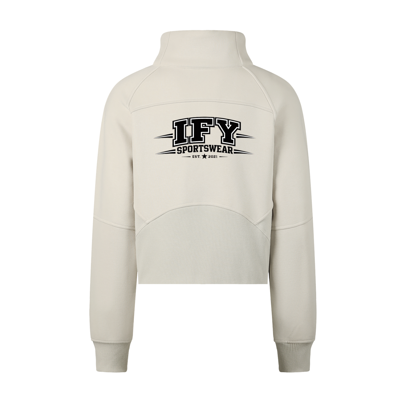 Cropped Half-Zip Sweatshirt – Your Go-To for Comfort and Style